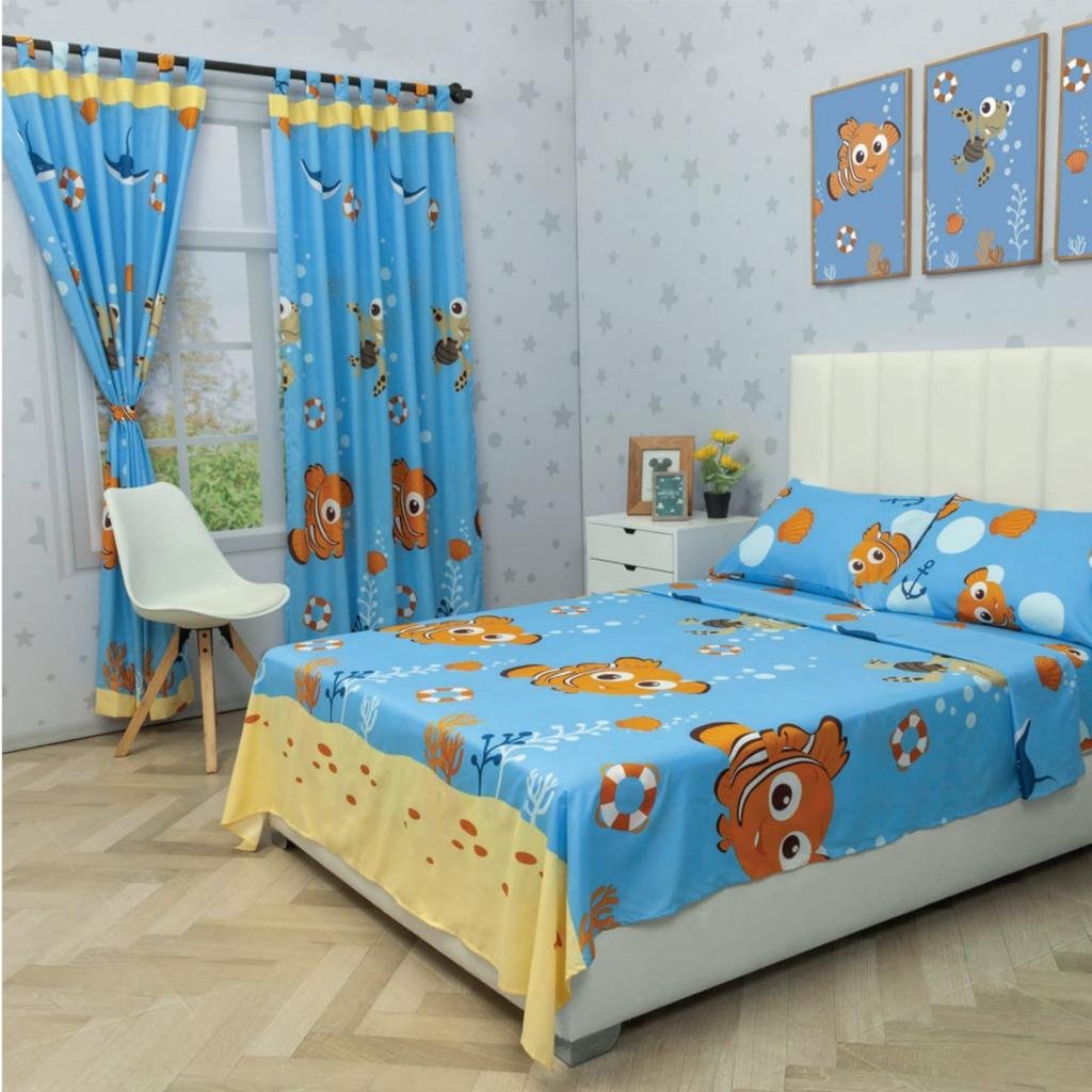 SABANA CON CORTINA INFANTIL