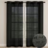 Miniatura de CORTINA JACQUARD CON ARGOLLAS