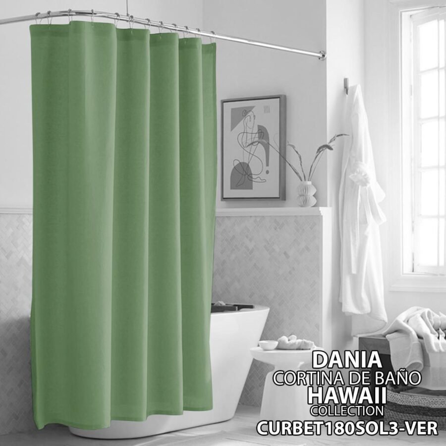 CORTINA DE BAÑO TELA IMPERMEABLE - Image 9