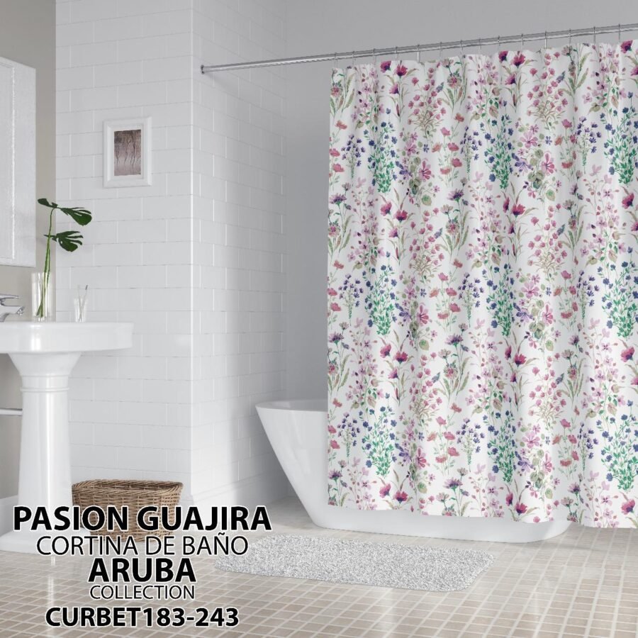 CORTINA DE BAÑO TELA IMPERMEABLE - Image 7