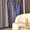 Miniatura de CORTINA EN JACQUARD CON CENEFA DE LUJO