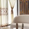 Miniatura de CORTINA DE LUJO JACQUARD BORDADA
