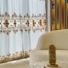 Miniatura de CORTINA DE LUJO JACQUARD BORDADA