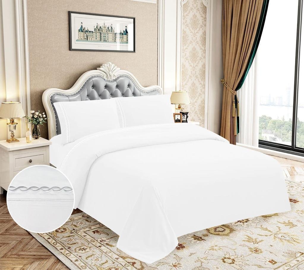 SABANA DE LUJO BORDADA