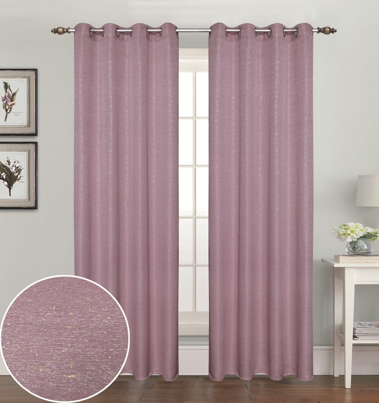 Vista alternativa de CORTINA MARMOLIZADA CON ARGOLLA